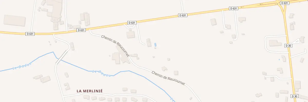 Plan du 5174 Rieucournet à Montdragon