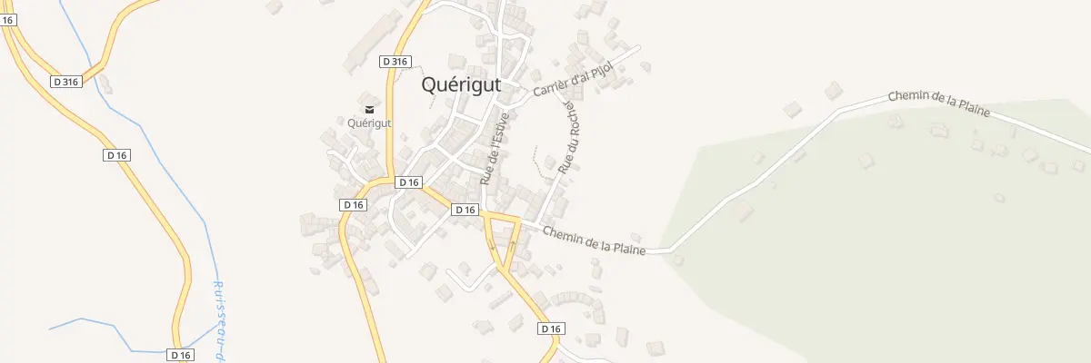 Plan du 318 Village à Quérigut