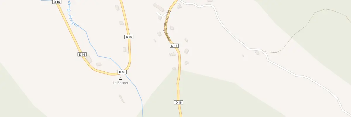 Plan du 128B Pountet et Couillet à Quérigut