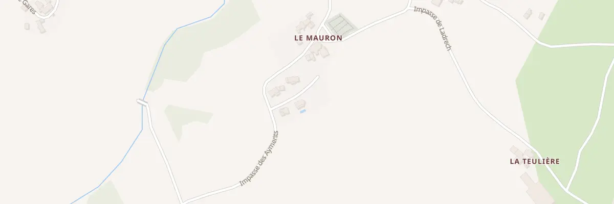 Plan du 5609 Le Mauron à Maleville
