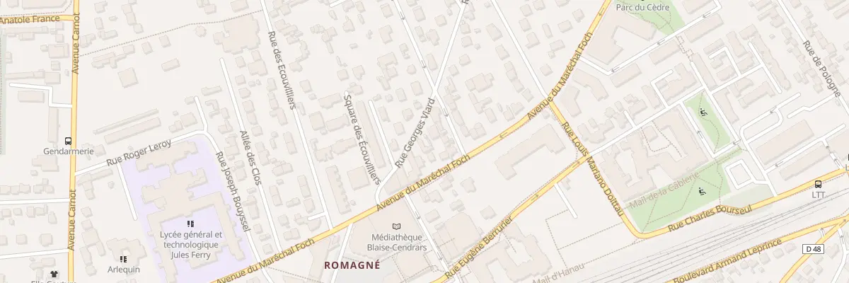 Plan du 10 Rue Georges Viard à Conflans-Sainte-Honorine