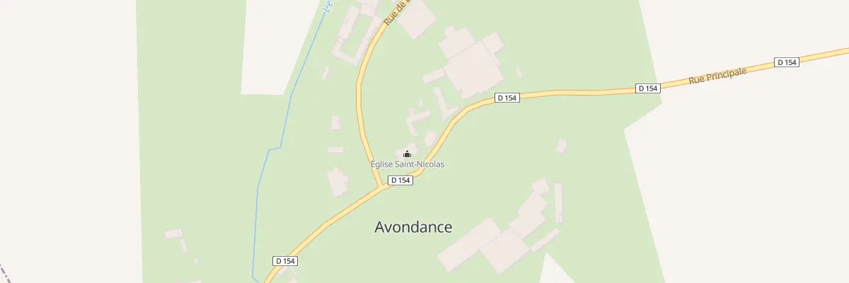 Plan du 8 Rue Principale à Avondance