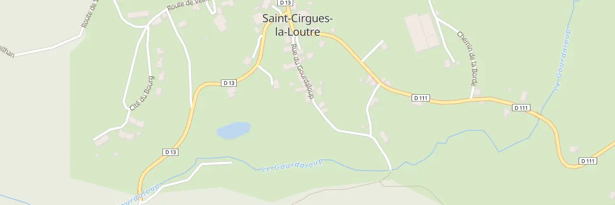 Plan du 5013 Le Bourg à Saint-Cirgues-la-Loutre