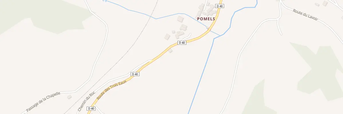 Plan du 5158 Pomels à Naussac