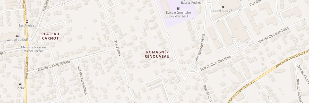 Plan du 17 Rue des Basses Roches à Conflans-Sainte-Honorine