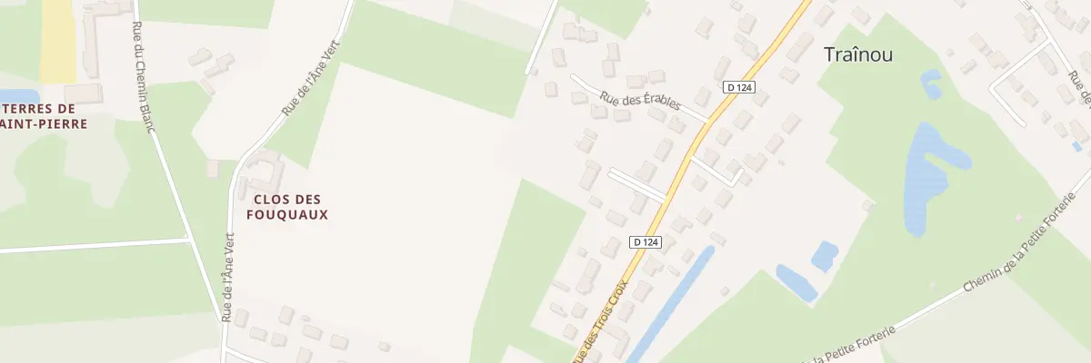 Plan du 686 Rue des Trois Croix à Traînou