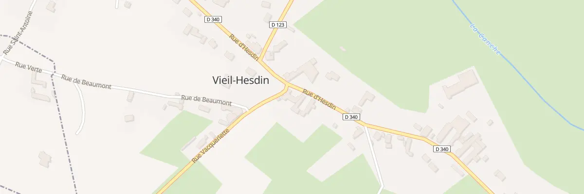 Plan du 40 Rue d’Hesdin à Vieil-Hesdin