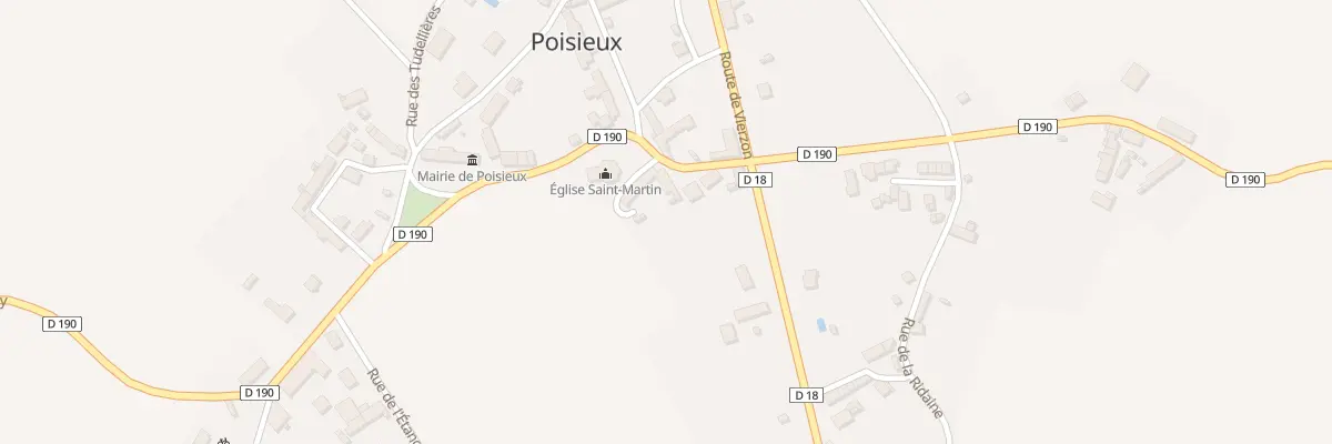 Plan du 1 Imp de l’Eglise à Poisieux