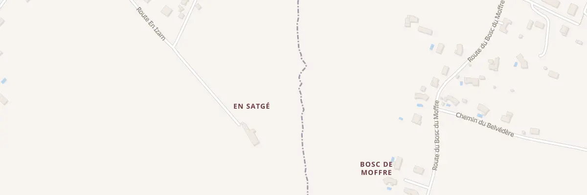 Plan du 5009 En Izarn à Saint-Germain-des-Prés