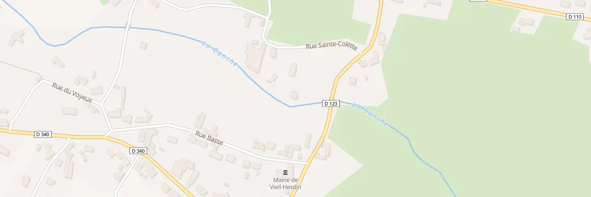 Plan du 11 Rue de la Mairie à Vieil-Hesdin