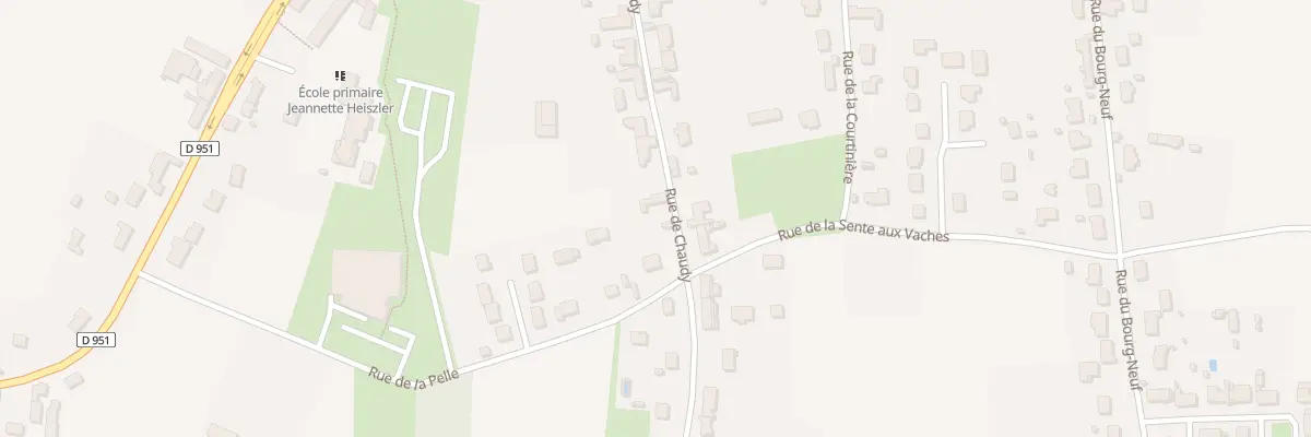 Plan du 24 Rue de Chaudy à Darvoy