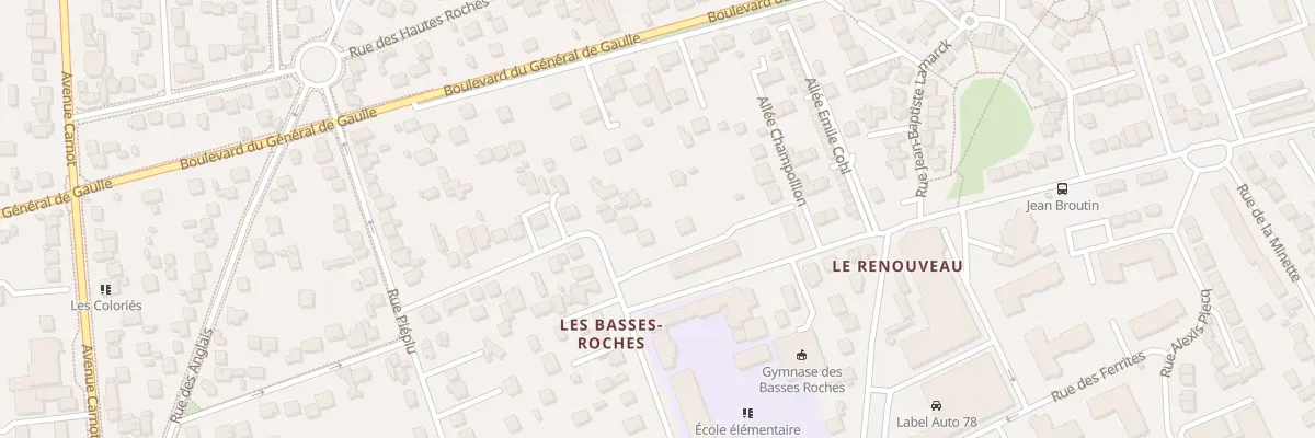 Plan du 50 Rue des Basses Roches à Conflans-Sainte-Honorine