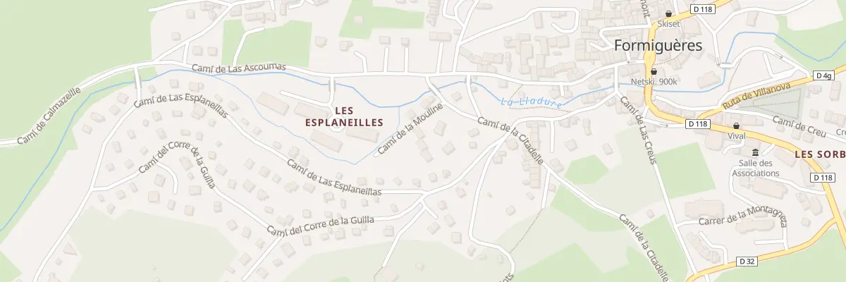 Plan du 5001F Cami de la Mouline à Formiguères