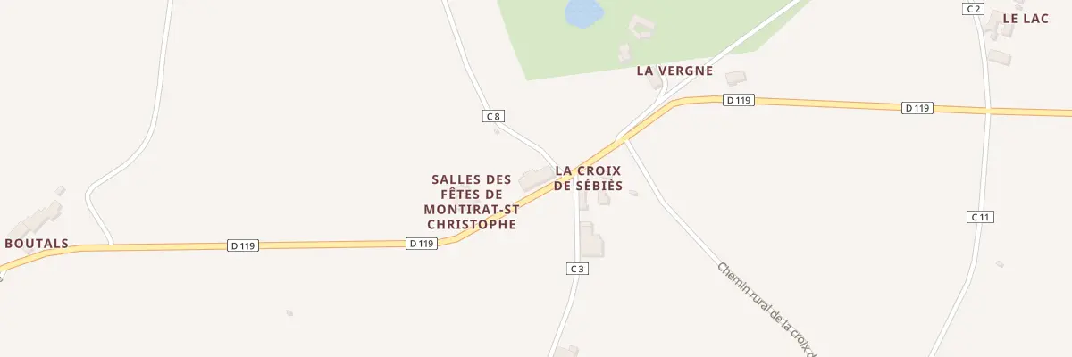 Plan du 5138 Sebies à Montirat