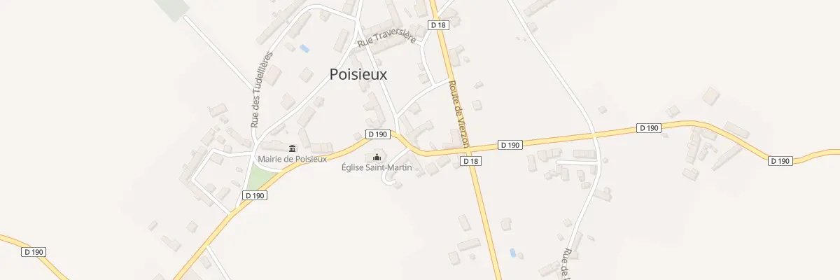 Plan du 2 Rue de la Mairie à Poisieux