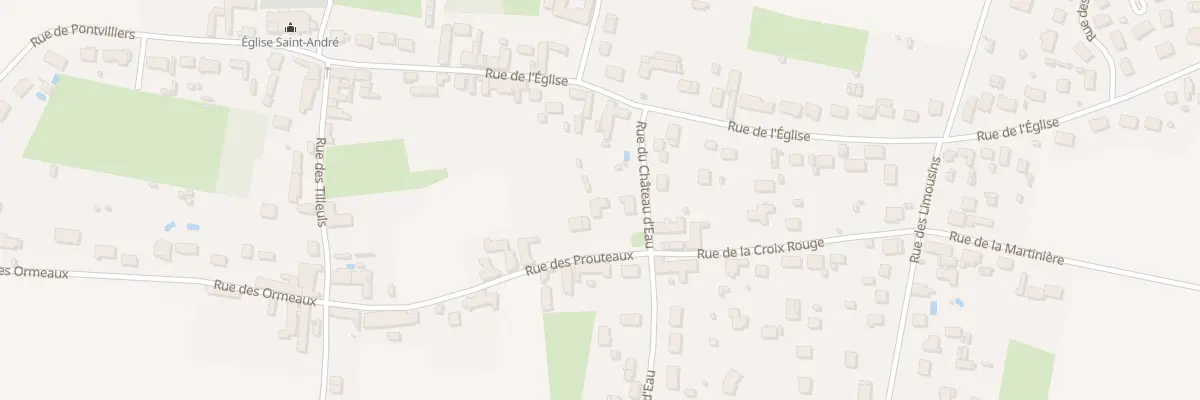 Plan du 4 Rue des Prouteaux à Darvoy