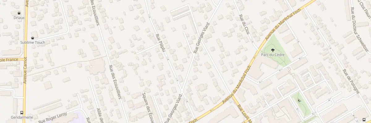 Plan du 23 Rue Georges Viard à Conflans-Sainte-Honorine