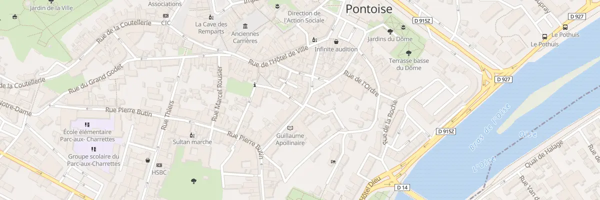 Plan du 25 Rue Alexandre Prachay à Pontoise