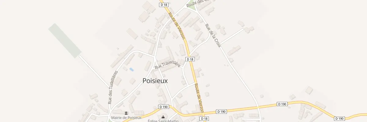Plan du 7 Rue Traversière à Poisieux
