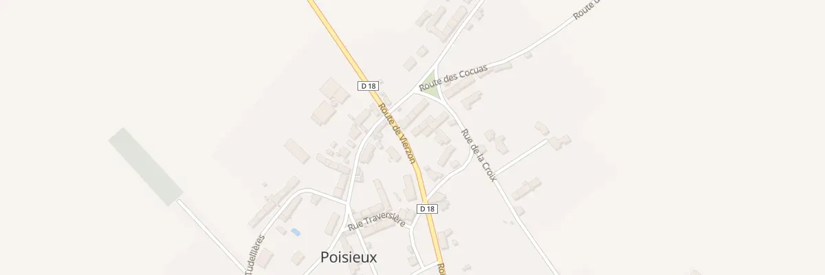 Plan du 50 Poisieux Bourg à Poisieux