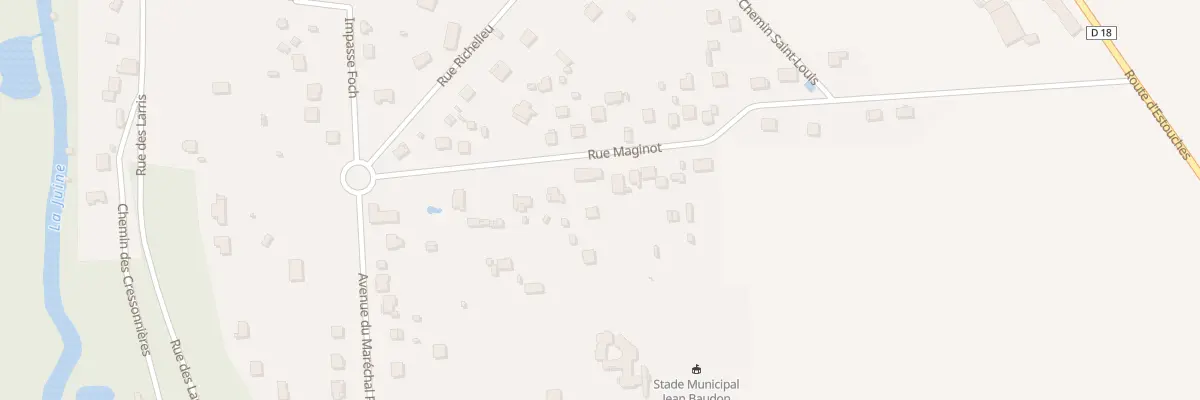 Plan du 10 Rue Maginot au Mérévillois