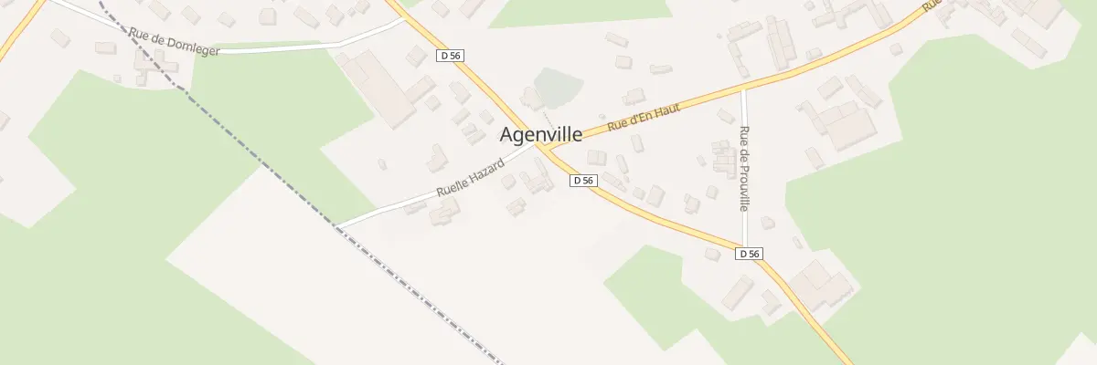 Plan du 1 Rle Hazard à Agenville