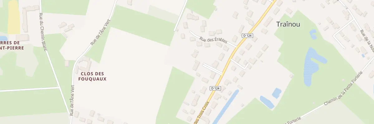 Plan du 660 Rue des Trois Croix à Traînou
