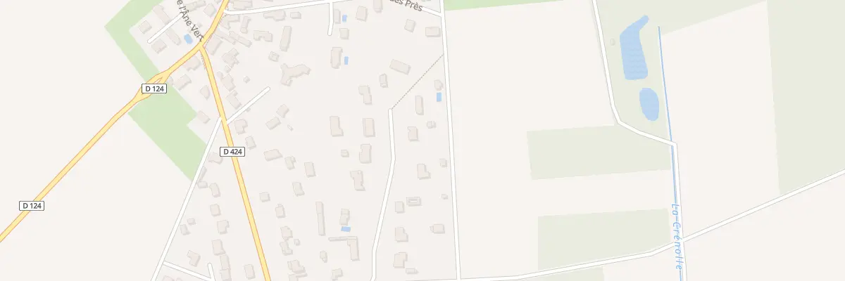 Plan du 10 Rue de la Mardelle à Traînou