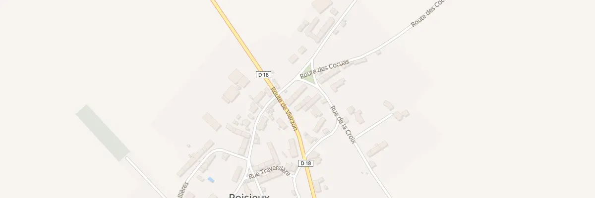 Plan du 12 Rte de Vierzon à Poisieux