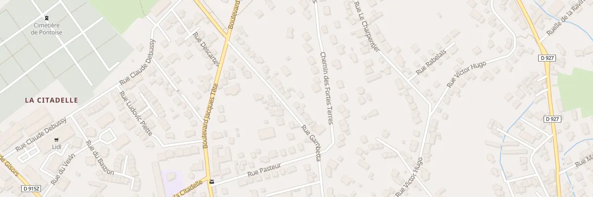 Plan du 26 Rue Gambetta à Pontoise