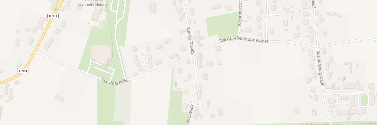 Plan du 28 Rue de Chaudy à Darvoy