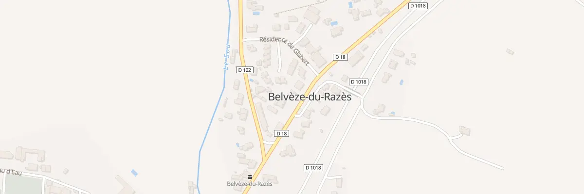 Plan du 292 A Gisbert à Belvèze-du-Razès