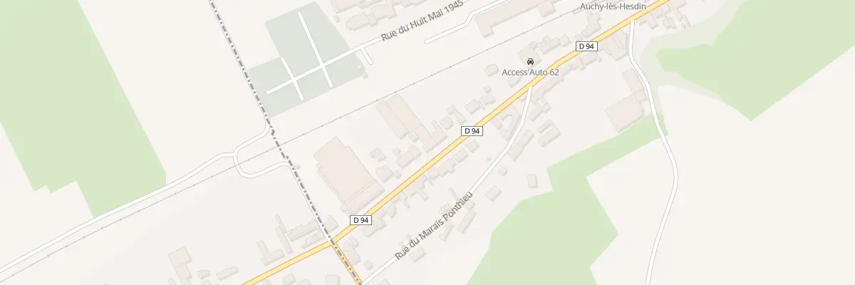 Plan du 28 Rue d’Hesdin à Auchy-lès-Hesdin