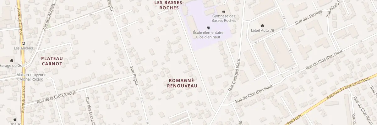 Plan du 21T Rue des Basses Roches à Conflans-Sainte-Honorine