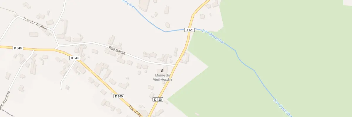 Plan du 9 Rue de la Mairie à Vieil-Hesdin