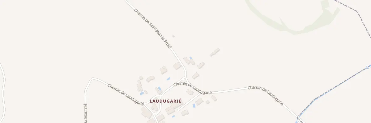 Plan du 25 Che de Laudugarie à Mailhoc
