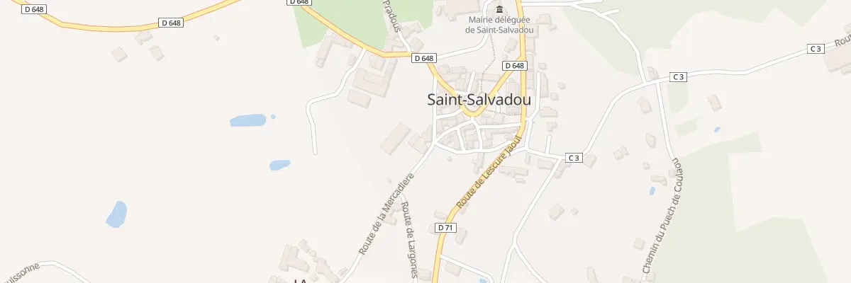 Plan du 5023A Saint Salvadou au Bas Ségala