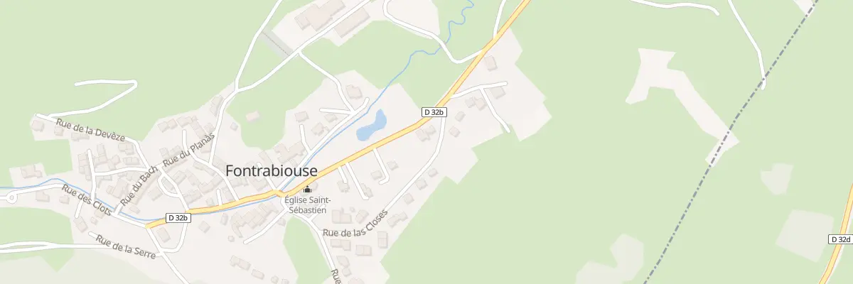 Plan du 87 Las Closes à Fontrabiouse