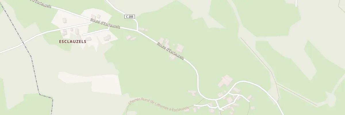 Plan du 1500 Rte d’Esclauzels à Saint-Félix
