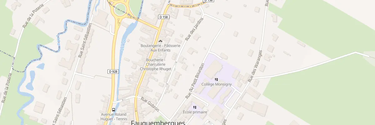 Plan du 10 Rue des Jardins à Fauquembergues