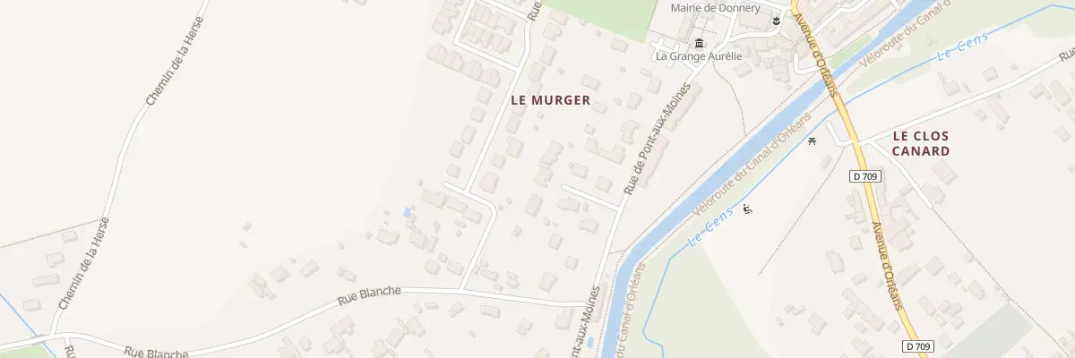 Plan du 8 Clos du Murger à Donnery