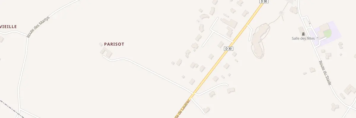 Plan du 14 Rte de Lautrec à Montdragon