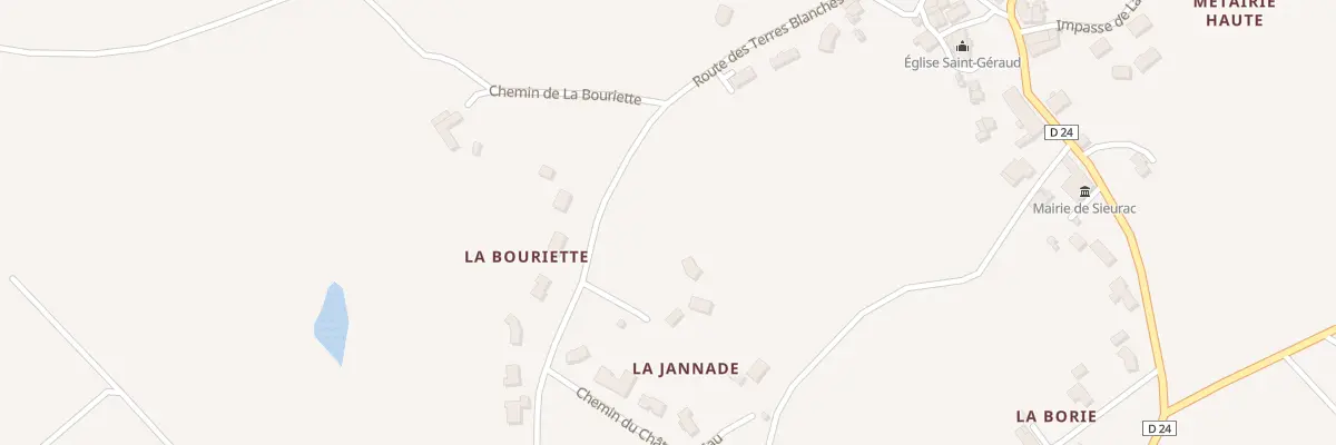 Plan du 5161 La Jannade à Sieurac
