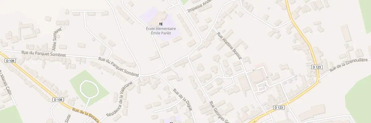Plan du 21 Rue Georges Grivel à Auchy-lès-Hesdin