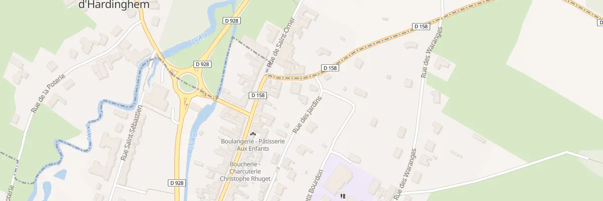 Plan du 7 Rue des Jardins à Fauquembergues