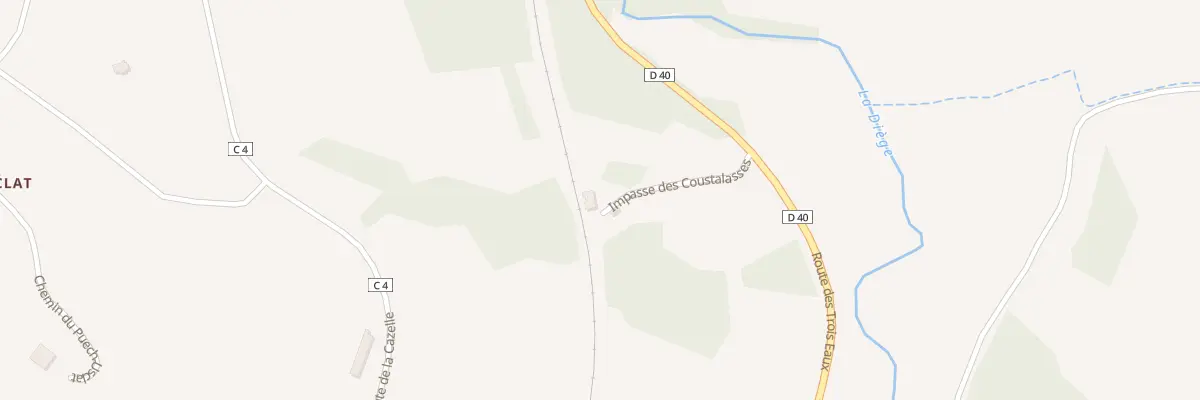 Plan du 5072 Coustalasses à Naussac