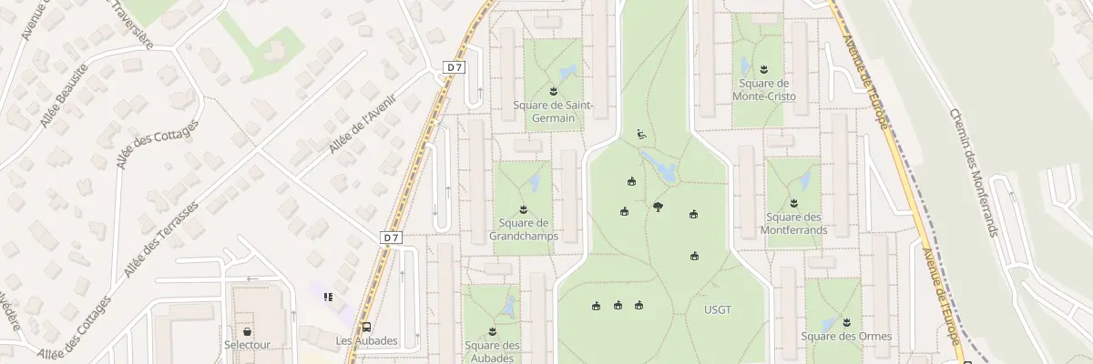 Plan du 2 Sq de Grandchamp à Marly-le-Roi