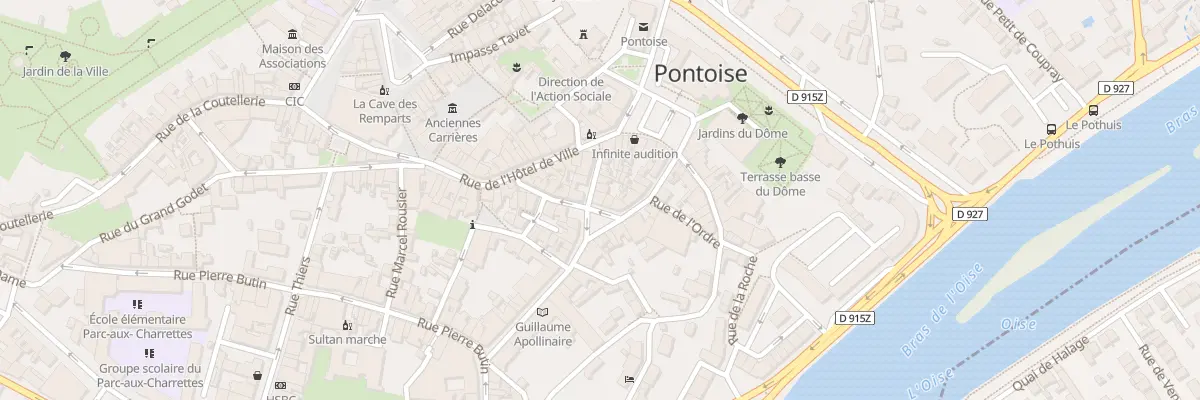 Plan du 6 Rue de la Corne à Pontoise