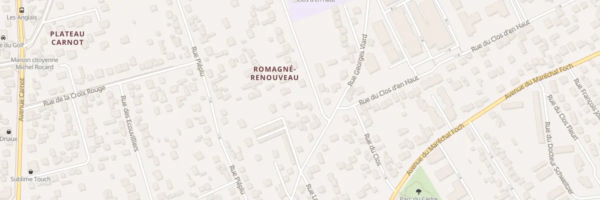 Plan du 7 Rue des Basses Roches à Conflans-Sainte-Honorine