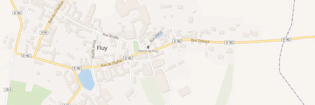 Plan du 1 Rue Thibaut à Fluy